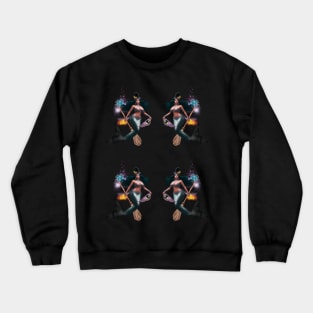 Sea Witch Mermaid Sirenas Crewneck Sweatshirt